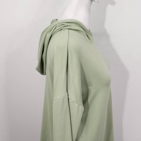 Zuda Green Hoodie Pullover Size XXS Pastel Green Activewear Top - Picture 3 of 7